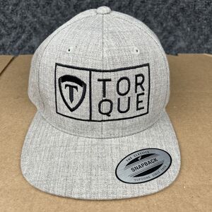 Torque BMX SnapBack Hat Cap Gray Acrylic Wool Yupoong Urijah Faber
